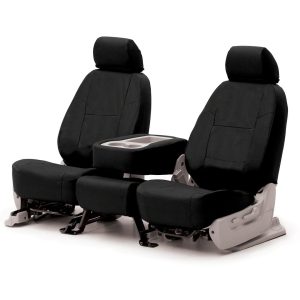 Coverking Seat Cover, Custom Tactical, Bench – 40/20/40, Cordura/Ballistic, Charcoal Gray, With 6 Chracoal Gray Pouches, For One Row – CTSC1E4CH8796T