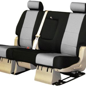 Coverking Seat Cover, Custom, Bench – 60/40, Neosupreme, Gray with Black Sides, For One Row – CSC2A3CH7285