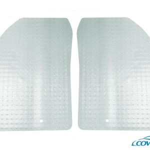 Coverking Floor Mat, Direct-Fit, Clear Nibbed, 3 Piece, With Plastic Grommets – DFMB5FFD10211B1