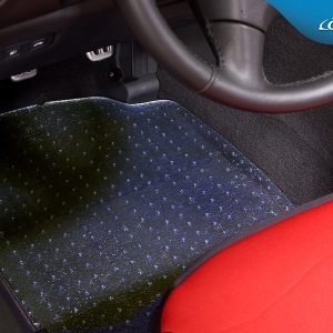 Coverking Floor Mat, Direct-Fit, Clear Nibbed, 3 Piece, With Plastic Grommets – DFMB5FFD10211B1
