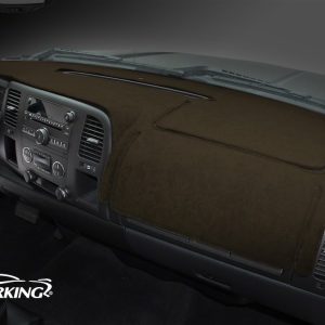 Coverking Dash Board Cover, Custom Tailored, Brown, Velour, All Vent/ Cup Holder/ Airbags and Sensor Openings Pre-Cut – CDCV4