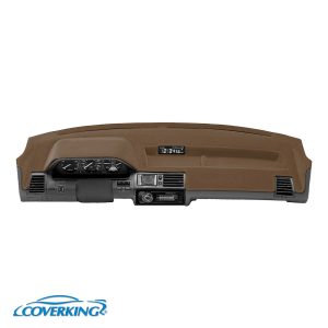Coverking Dash Board Cover, Custom Tailored, Brown, Velour, All Vent/ Cup Holder/ Airbags and Sensor Openings Pre-Cut – CDCV4