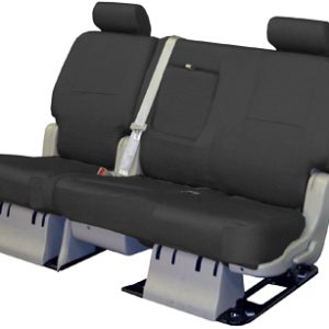 Coverking Seat Cover, Custom, Bench – 60/40, Premium Leatherette, Black, For One Row – CSCQ1CH7284