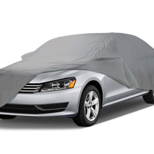 Coverking Car Cover, Coverbond 4™, Fits Sedans Up to 13 Foot 1 Inch Length, All Weather Protection, Gray, Polypropylene – UVCCAR1N98