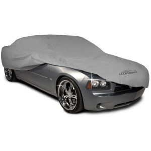 Coverking Car Cover, Coverbond 4™, Fits Sedans Up to 19 Foot Length, All Weather Protection, Gray, Polypropylene, Without Antenna Pocket – UVCCAR4N98