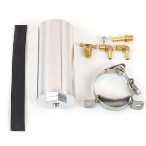 Canton Radiator Overflow Tank, Universal, 9.25 Inches Tall X 2-3/4 Inch Diameter, 15 Ounce Capacity, 3/8 Inch NPT Bottom Port – 80-251