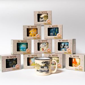 Camp Casual Cup, Coffee Mug, 15 Ounce Capacity, With Handle, Paws and Relax Design, Cream, Ceramic, Dishwasher/ Microwave Safe, Single – CC-004PR
