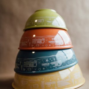 Camp Casual Kitchen Bowl, Nesting Storage Bowl, Set of 4, With Lids – CC-006