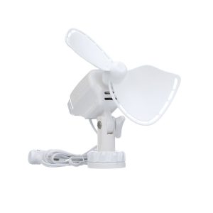 Caframo Fan, Ultimate™, 7 Inch, 2 Speed, Cabin Type, 24 Volt, White, Adjustable Tilting Head, Lighter Plug – 747CA24WCS