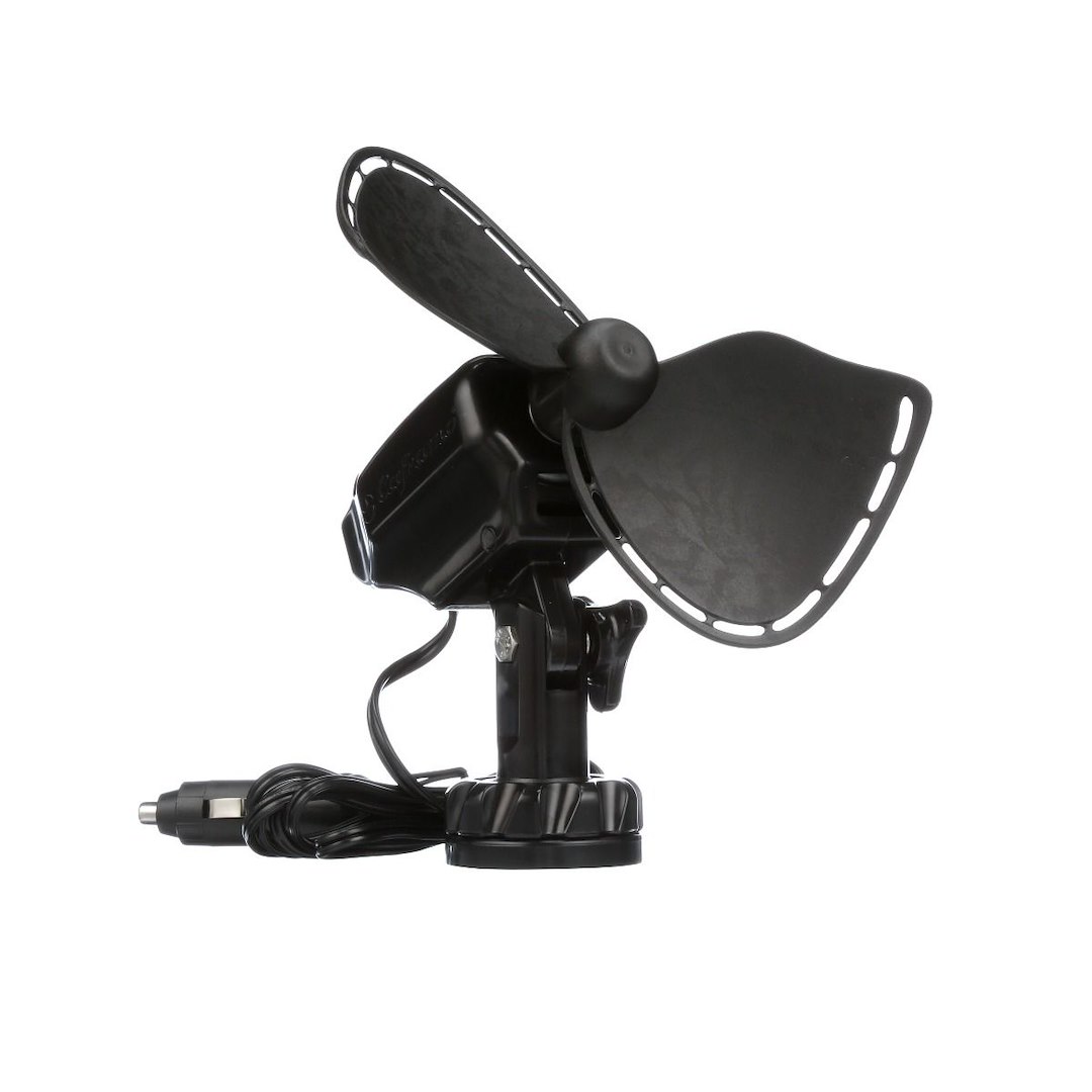 Caframo Fan, Ultimate™, 7 Inch, 2 Speed, Cabin Type, 12 Volt, Black, Adjustable Tilting Head, Direct Wire Plug – 757DCBBX