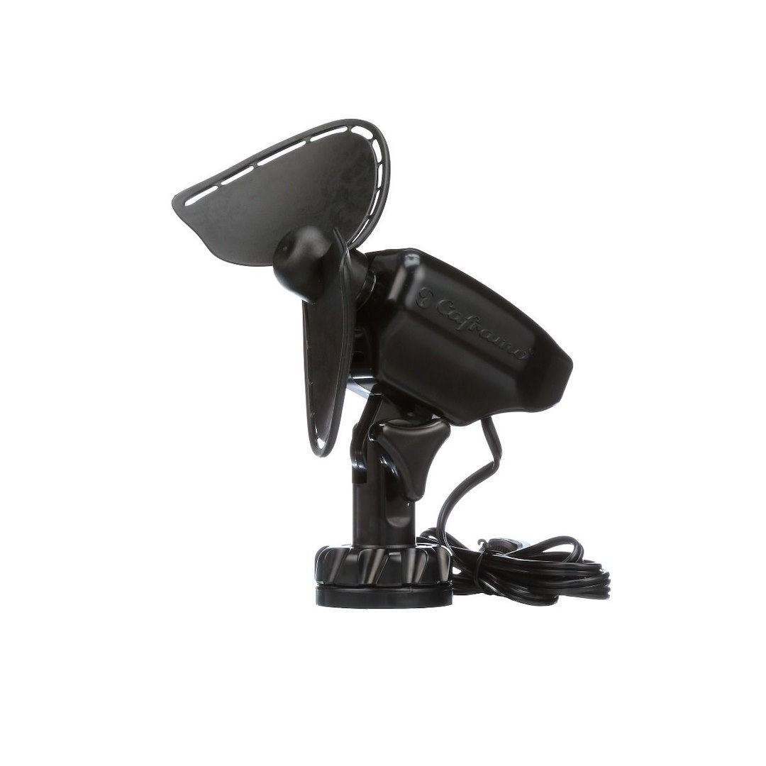 Caframo Fan, Ultimate™, 7 Inch, 2 Speed, Cabin Type, 12 Volt, Black, Adjustable Tilting Head, Direct Wire Plug – 757DCBBX