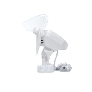 Caframo Fan, Ultimate™, 7 Inch, 2 Speed, Cabin Type, 12 Volt, 1.1 Pounds, White, Adjustable Tilting Head, Direct Wire Plug – 757DCWBX