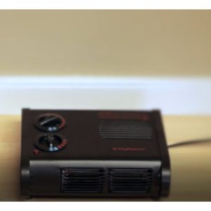 Caframo Space Heater, True North™, Electric, 120 Volt AC, 60 Hz, 5125 Btu, Steel and Plastic, Black – 9206CABBX