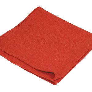 Carrand Shop Towel, Cotton, Red, 13 Inch X 14 Inch, Set of 5 – 40046