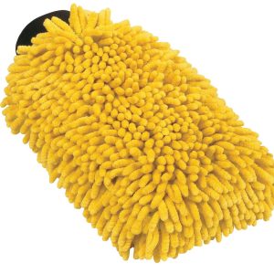 Carrand Car Wash Mitt, Long Chenille Microfiber, With Elastic Cuff – 40309