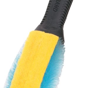 Carrand Wheel Brush, Grip Tech ™, Deluxe Soft Bristle, Rubber Handle, Single – 92012