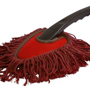 Carrand Car Duster, Pacific Coast ™, 9 Inch Length, Red, Cotton Fiber, Plastic Handle – 93006