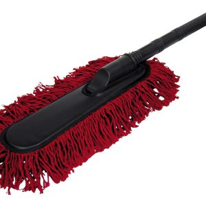 Carrand Car Duster, Pacific Coast ™, 24 Inch Length, Red, Cotton Fiber, Plastic Handle – 93007