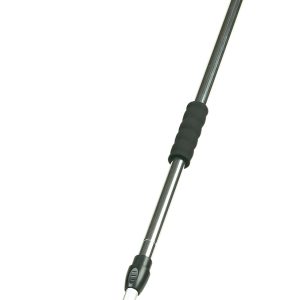 Carrand Car Wash Brush, Flow-Thru ™, 10 Inch Brush Head, 68 Inch Adjustable Aluminum Handle with Grip, With Swivel Hose – 93089A