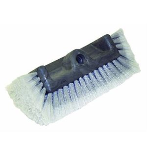 Carrand Car Wash Brush, 10 Inch Brush Head, Gray Polypropylene Bristle, Without Hose Connection, Without Soap Dispenser – 93111