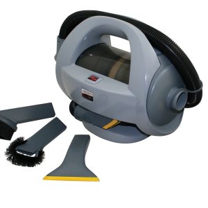 Carrand Vacuum Cleaner, Auto-Vac Bagless Vacuum, 5 Ampere, 120 Volt, 560 Watts, 1 Inch Diameter X 4 Feet Length Hose, 12 Feet Cord – 94005AS