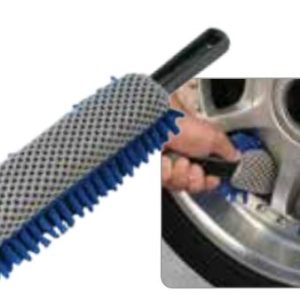 Carrand Wheel Brush, Grip Tech ™, Bend and Wash, 3D Mesh Scrubbing/Microfiber, Single – 97373AS
