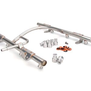 Comp Cams Fuel Injector Rail, Natural, Aluminum, Set of 2, With -8 AN Fittings and O-Rings – 146020-KIT