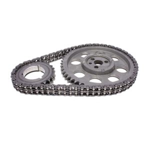 Comp Cams Timing Gear Set, Magnum, Chain Driven, Double Roller, +/- 4 Degree Adjustable, 3 Keyway Crankshaft Gear – 2100