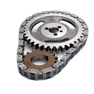 Comp Cams Timing Gear Set, High Energy ™, Chain Driven, Link Belt, +/- 6 Degree Adjustable, OEM Crankshaft Gear, Cast Iron Gears – 3200