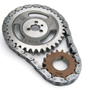 Comp Cams Timing Gear Set, High Energy ™, Chain Driven, Link Belt, OEM Crankshaft Gear, Cast Iron Gears – 3210CPG
