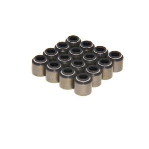 Comp Cams Valve Stem Seal, Positive Stop, Steel Jacketed Viton, Stock Valve Stem Diameter, 0.500 Inch Guide Outside Diameter, Set of 16 – 511-16