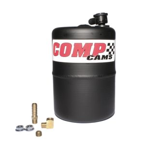 Comp Cams Vacuum Canister, For Use with Vehicles with Big Camshaft and Power Brakes, Black Powder Coated, Aluminum – 5200CPG