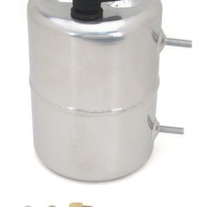 Comp Cams Vacuum Canister, For Use with Vehicles with Big Camshaft and Power Brakes, Zinc Plated and Polished, Aluminum – 5201CPG