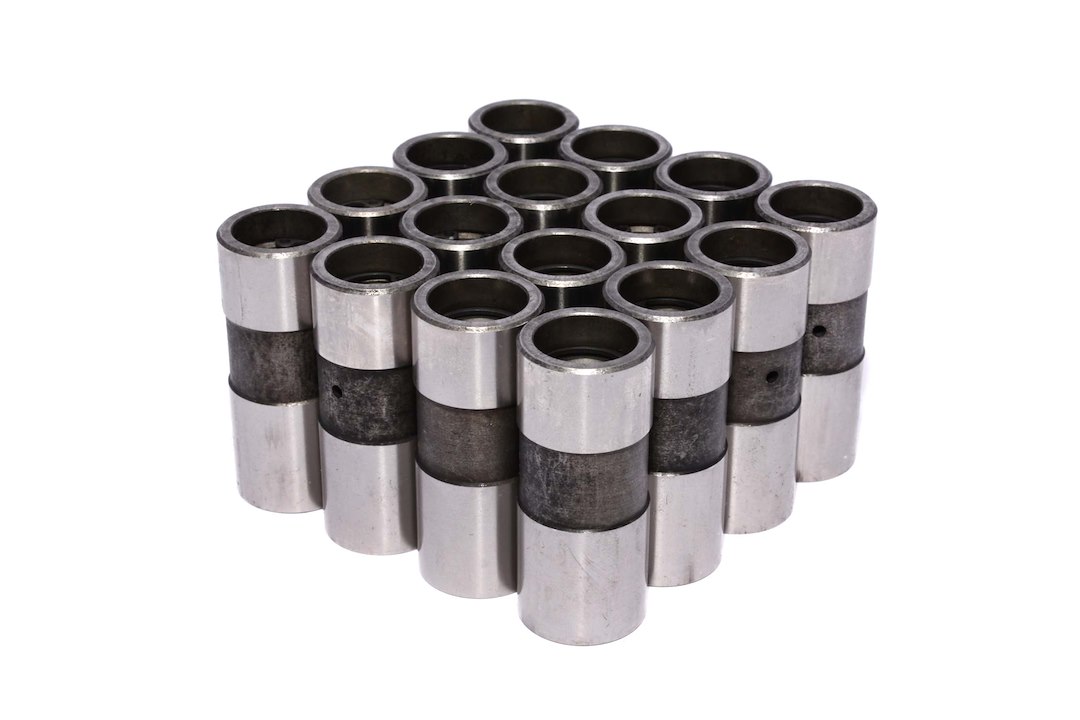 Comp Cams Valve Lifter, For Use with Cadillac 7.7L-8.2L/472-500 Cubic Inch/ Chevy 4.3L-7.4L/265-454 Cubic Inch, Solid Flat Tappet – 813-16