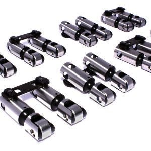 Comp Cams Valve Lifter, Endure-X ™, For Use with Chevy Small Block 4.3L-6.6L/265-400 Cubic Inch, Solid Roller with Oiling – 818-16