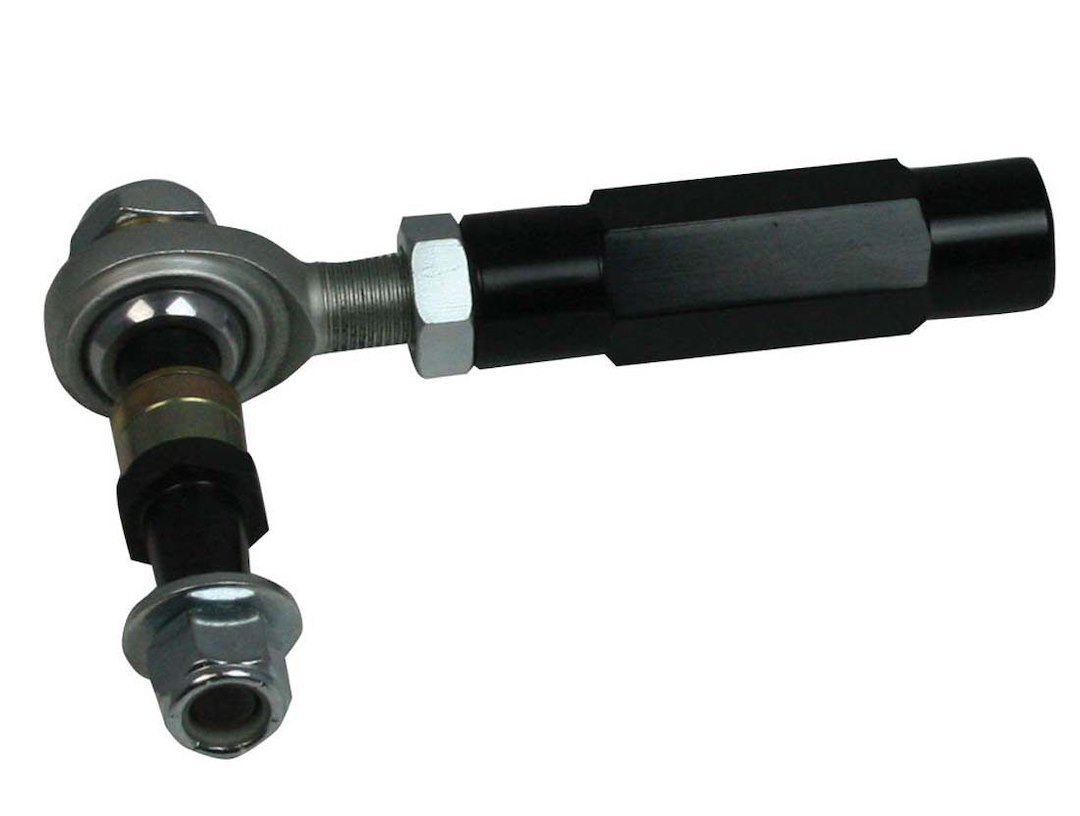 Comp.eng/Mor Bump Steer Adjuster, Anodized, Black, Aluminum, With Adjuster Tubes/ 5/8 Inch Rod Ends/ Shims – C2408