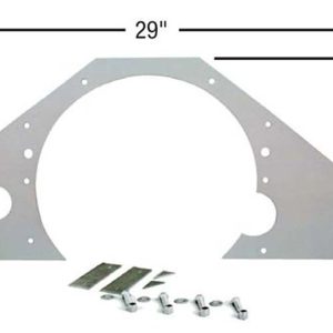 Comp.eng/Mor Motor Mount Plate, For Use with Small Block Chevy/ Big Block Chevy/ 90 Degree Chevy V6 Engines, Mid Plate, 1 Piece – C4031
