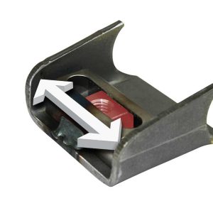Comp.eng/Mor Seat Installation Bracket, Used for Seats with Side Mount Brackets/ a Slider or Bottom Mounts, Fixed, Black, Steel, Set of 2 – C4908