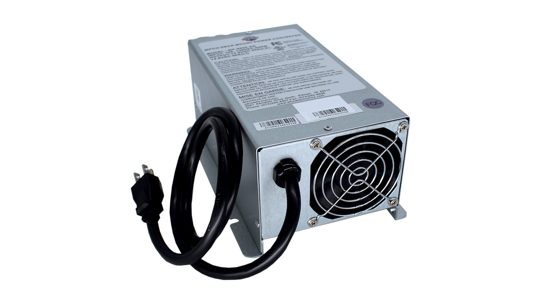 Wfco Technol Power Converter, 9800 Series, Converts 105 to 130 Volt AC to 13.2 to 14.4 Volt DC, 1280 Watt Peak Output – WF-9875-AD-CB