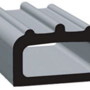 Clean Seal Door Window Channel Seal, D-Type, Mounts with Acrylic Based Adhesive, 5/8 Inch Width X 0.400 Inch Thickness X 50 Foot Length – 1705H2-50