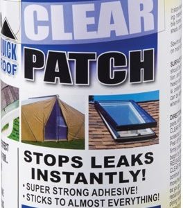 Cofair Prod Roof Repair Tape, Quick Roof ™, Patch Tape, 8 Inch Width X 6 Foot, Clear – QRCP86