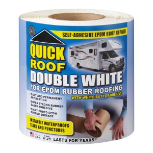 Cofair Prod Roof Repair Tape, Butyl Tape, 6 Inch Width X 25 Foot Length, White – WRQR625