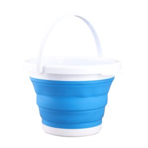 Coghlan’s Bucket, 10 Liter, 13 Inch Diameter X 9.1 Inch Expanded Depth and 2.2 Inch Collapsed Depth, Food Safe Tpr and Pp Plastics, With Handle – 2081