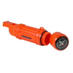 Coghlan’s Emergency Kit, With Waterproof Matchbox/ Liquid Filled Dial Compass/ Fire Starter Flint/ Shrill Signal Whistle – 8634