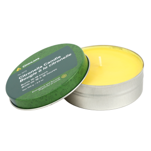 Coghlan’s Candle, Tub Type, With Single Wick, Citronella, Yellow, Burns for 18 Hours – 9075