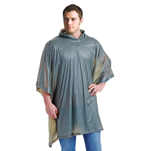 Coghlan’s Rain Poncho, 52 Inch Width X 80 Inch Length, Olive Drab, Vinyl, With Hood – 9269