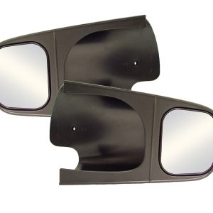 Cipa Exterior Towing Mirror, Slide on, 4-1/2 X 5-1/8 Inch Mirror, Non-Extendable, Glass Manual Adjust, Without Turn Signal Indicator – 10500