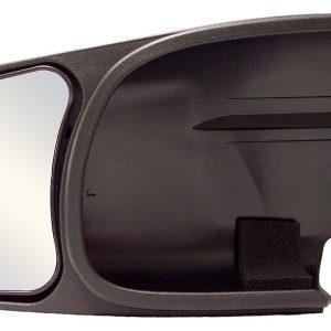 Cipa Exterior Towing Mirror, Slide on, 4-1/4 X 5-3/4 Inch Mirror, Non-Extendable, Glass Manual Adjust, Without Turn Signal Indicator – 10801