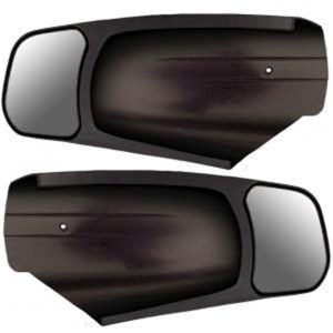 Cipa Exterior Towing Mirror, Slide on, 4-1/4 X 6-3/4 Inch Mirror, Non-Extendable, Glass Manual Adjust, Without Turn Signal Indicator – 10950