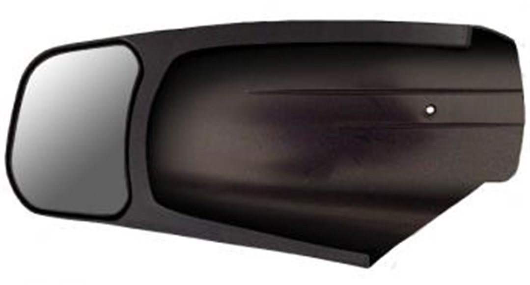 Cipa Exterior Towing Mirror, Slide on, 4-1/4 X 6-3/4 Inch Mirror, Non-Extendable, Glass Manual Adjust, Without Turn Signal Indicator – 10951